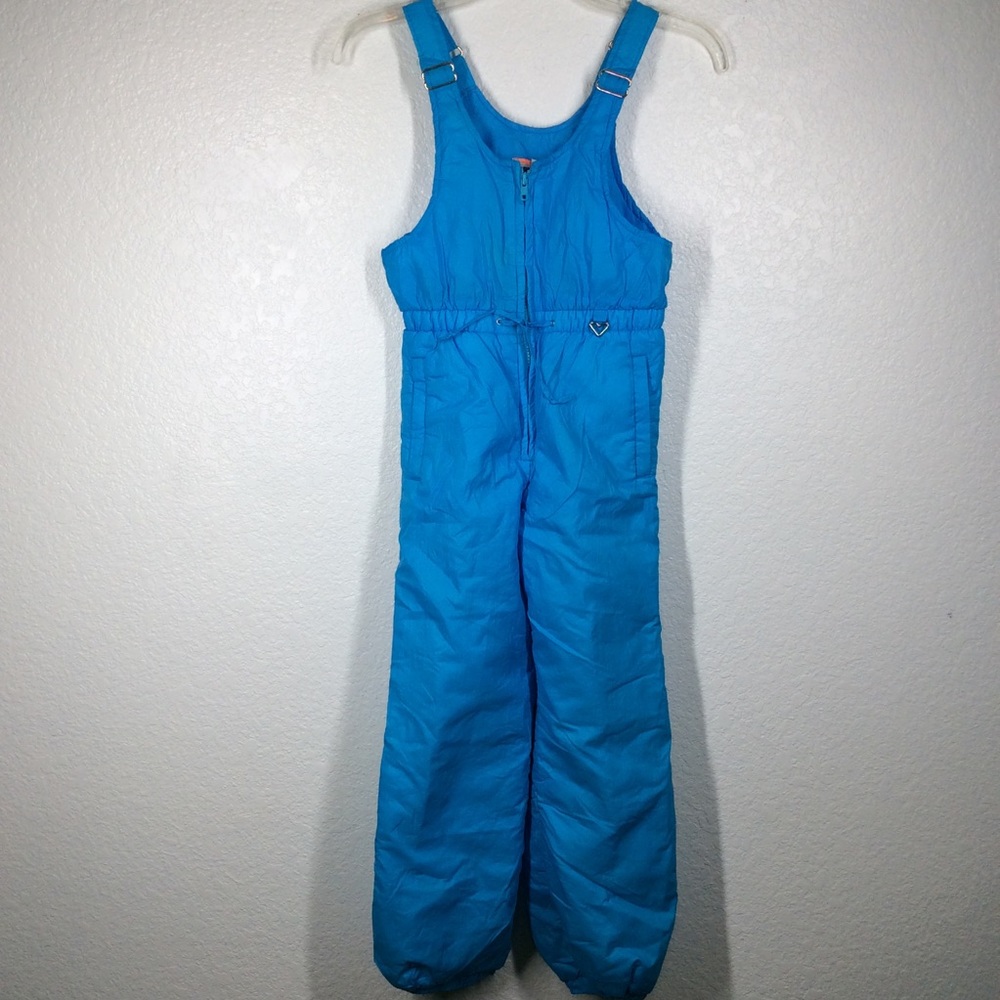 Obermeyer Blue Vintage 80s Ski Bib